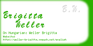 brigitta weller business card